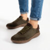 Sneakers barefoot da uomo in vera pelle Sneakers uomo 6 Sneakers barefoot da uomo in vera pelle - TSL Barefoot Atlas Khaki