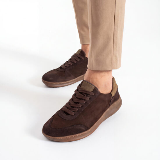 Sneakers barefoot da uomo in vera pelle Sneakers uomo Sneakers barefoot da uomo in vera pelle - TSL Barefoot Atlas Brown